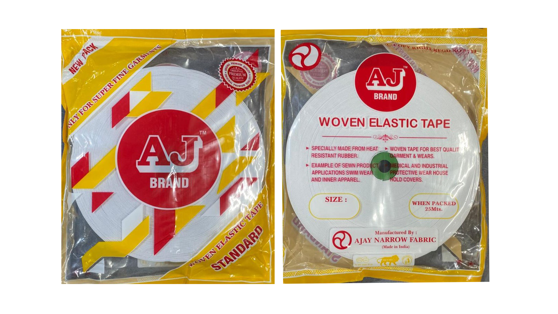 AJ Brand Woven Elastic Tape