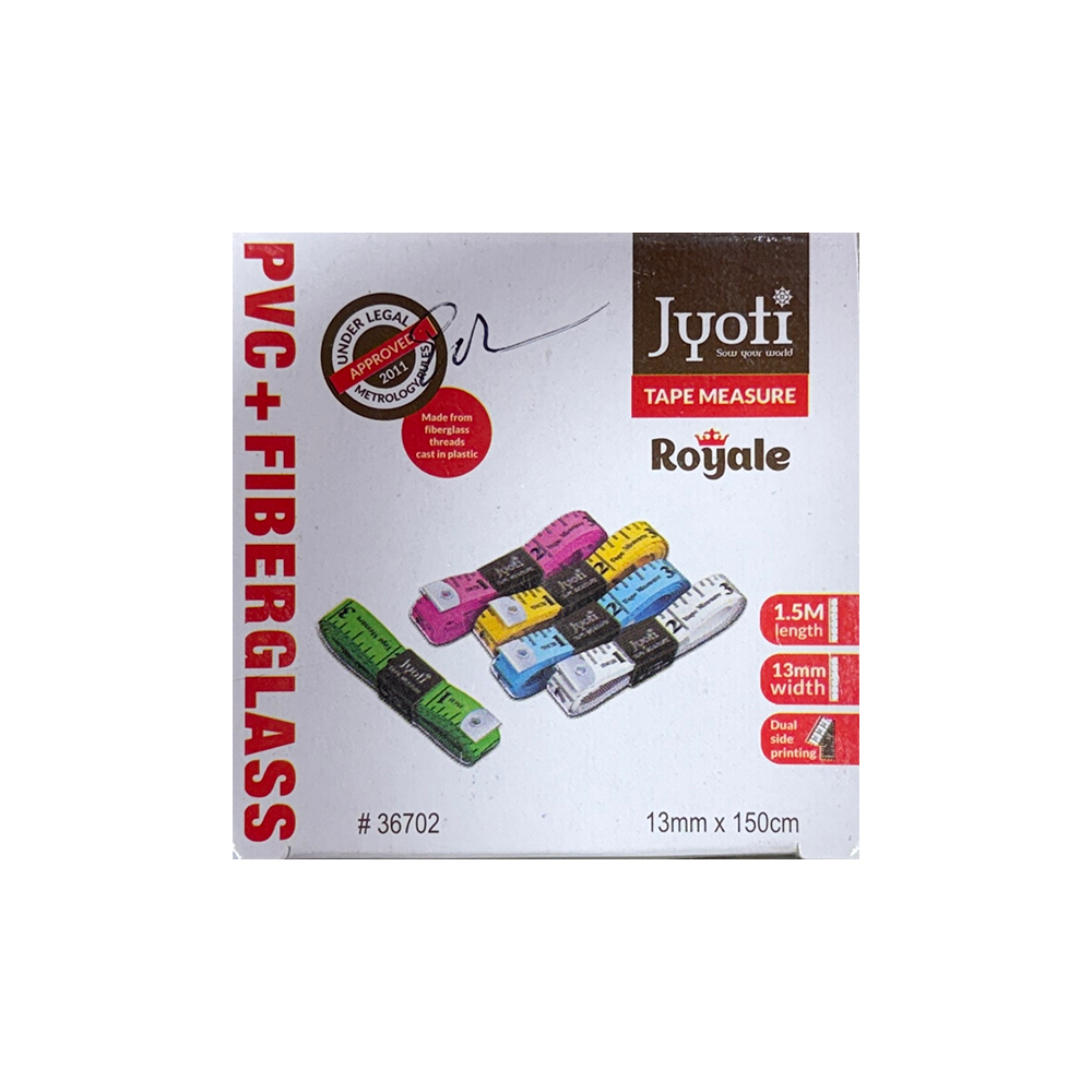 Jyoti Fiberglass Multicolor Measuring Tape