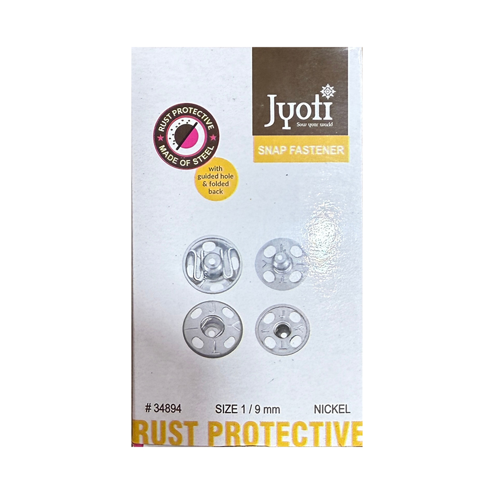 Jyoti Nickel Tich Buttons (Snap Fasteners)