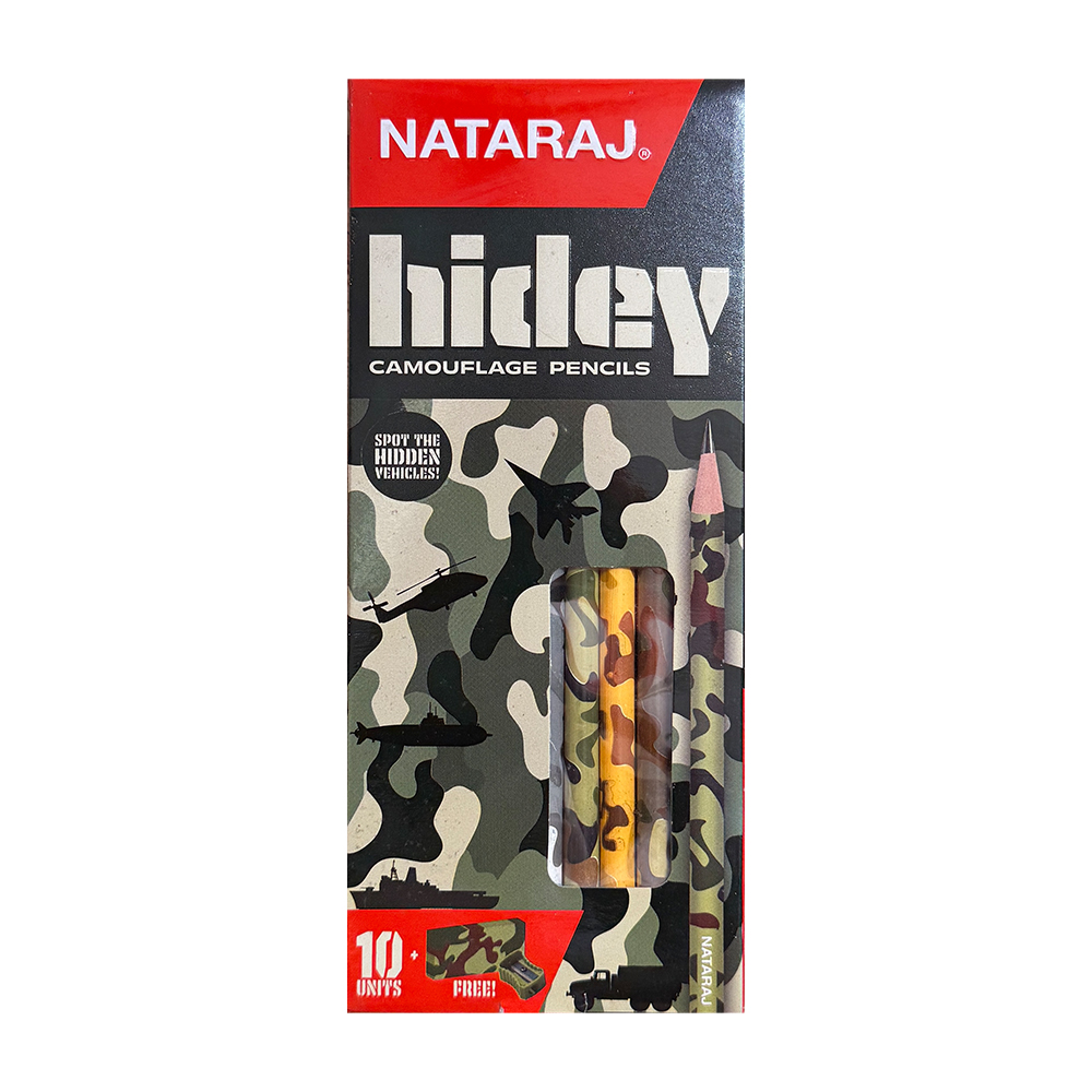 Nataraj Hidey Camouflage Pencils
